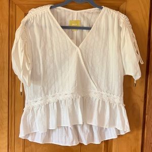 Anthropology Maeve peasant top